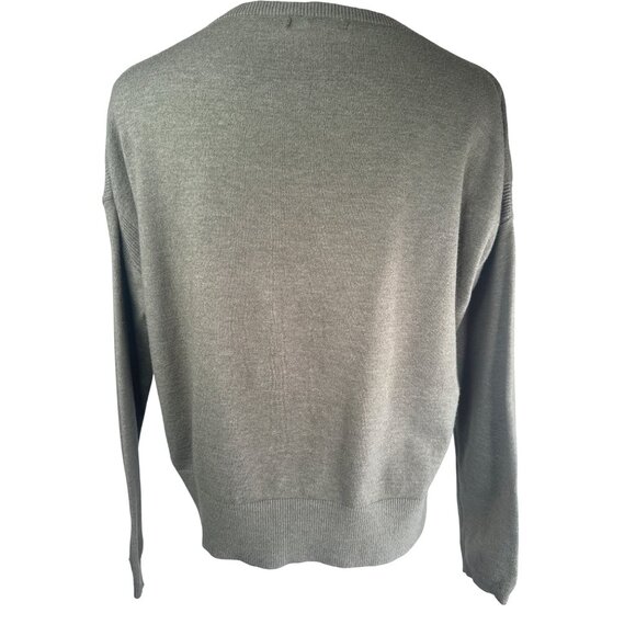2/$30 Baci Womens M/L Olive Green Lightweight Knit Sweater Made In Italy - Picture 10 of 14